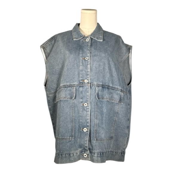 Light Blue Denim Jacket‎ Size XXL - Picture 2 of 8
